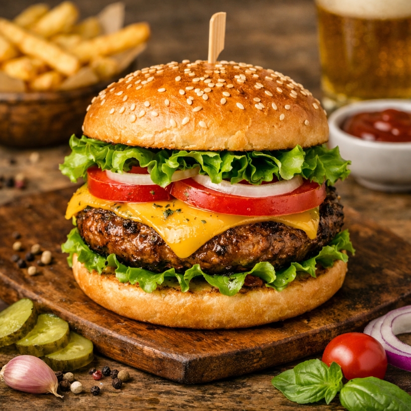 Hamburguesa completa