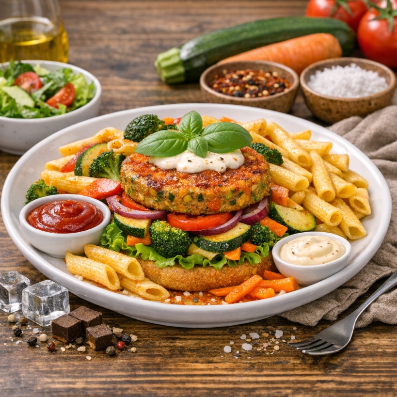 Pasta con verduras