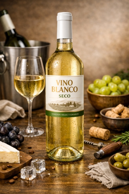 Vino blanco seco
