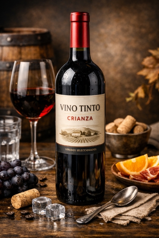 Vino tinto crianza